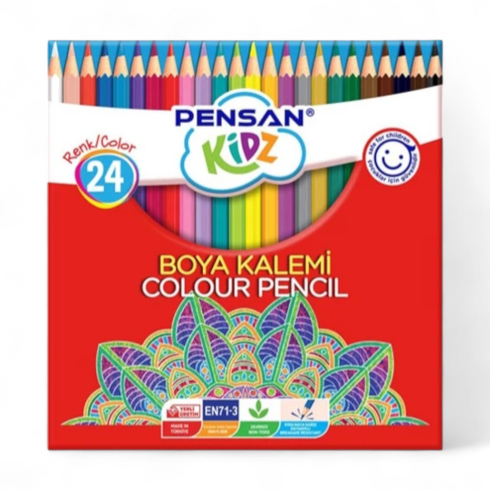 Pensan Kuru Boya Tam Boy 24 Renk